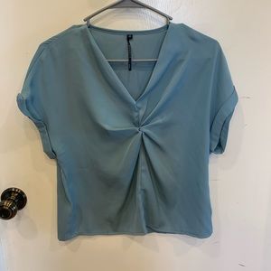Women blue shirt xs size